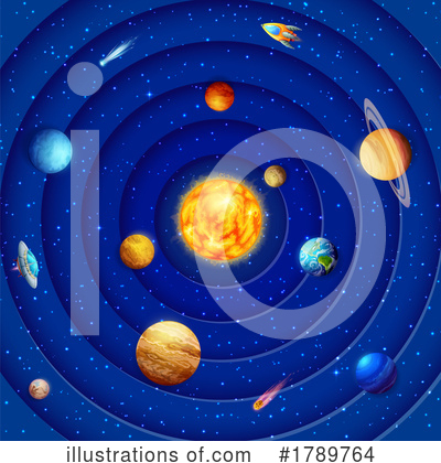 Solar System Clipart #1789764 by Vector Tradition SM