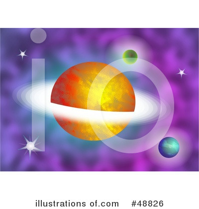 Royalty-Free (RF) Planet Clipart Illustration by Prawny - Stock Sample #48826