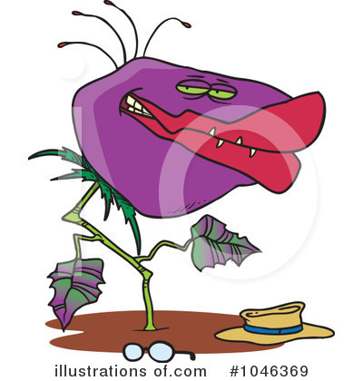 Royalty-Free (RF) Plant Clipart Illustration by toonaday - Stock Sample #1046369
