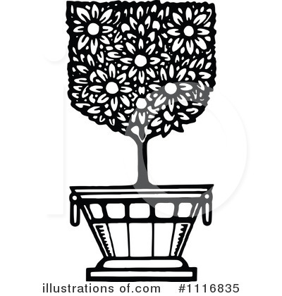 Royalty-Free (RF) Plant Clipart Illustration by Prawny Vintage - Stock Sample #1116835