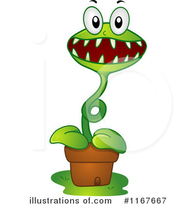 Carnivorous Plant Clipart #1167667 by BNP Design Studio