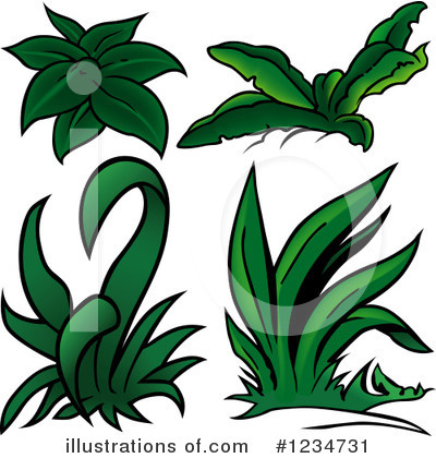 Royalty-Free (RF) Plant Clipart Illustration by dero - Stock Sample #1234731