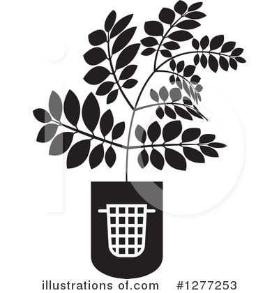 Trash Can Clipart #1277253 by Lal Perera