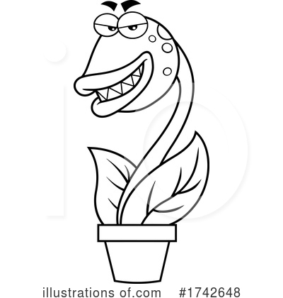 Carnivorous Plant Clipart #1742648 by Hit Toon