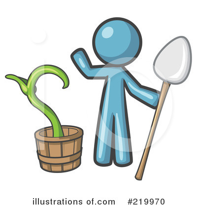 Royalty-Free (RF) Plant Clipart Illustration by Leo Blanchette - Stock Sample #219970