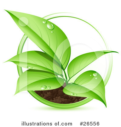 Royalty-Free (RF) Plant Clipart Illustration by beboy - Stock Sample #26556