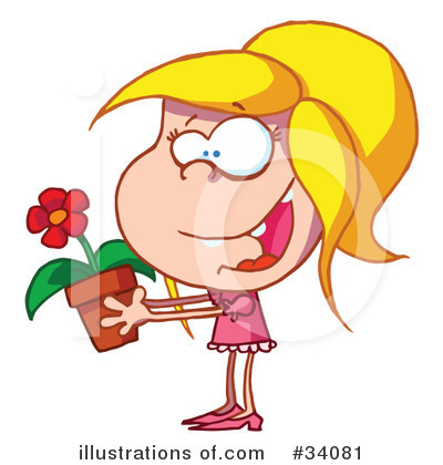 Royalty-Free (RF) Plant Clipart Illustration by Hit Toon - Stock Sample #34081
