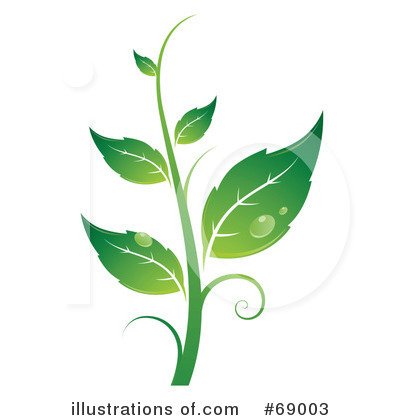 Royalty-Free (RF) Plant Clipart Illustration by beboy - Stock Sample #69003