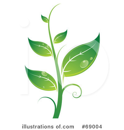 Royalty-Free (RF) Plant Clipart Illustration by beboy - Stock Sample #69004