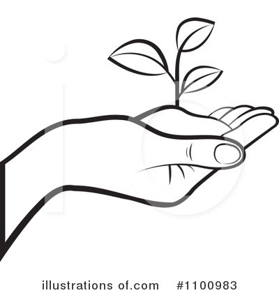 Royalty-Free (RF) Plants Clipart Illustration by Lal Perera - Stock Sample #1100983