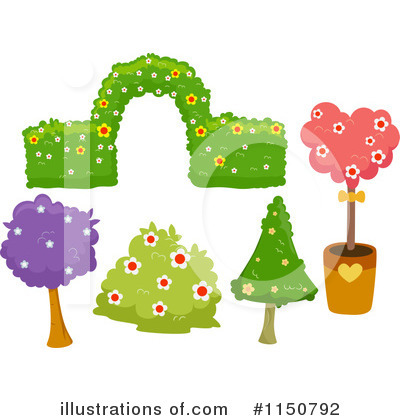 Royalty-Free (RF) Plants Clipart Illustration by BNP Design Studio - Stock Sample #1150792