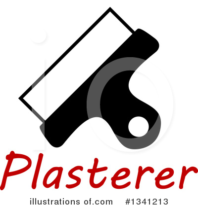 Royalty-Free (RF) Plastering Clipart Illustration by Vector Tradition SM - Stock Sample #1341213