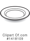 Plate Clipart #1418109 by Lal Perera
