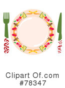 Plate Clipart #78347 by Cherie Reve