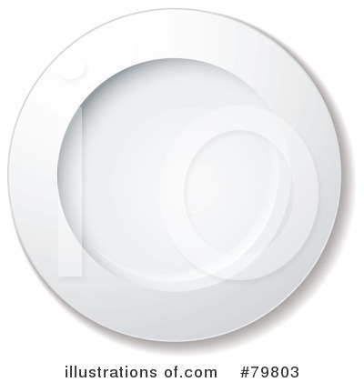 Royalty-Free (RF) Plate Clipart Illustration by michaeltravers - Stock Sample #79803