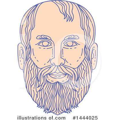 Royalty-Free (RF) Plato Clipart Illustration by patrimonio - Stock Sample #1444025