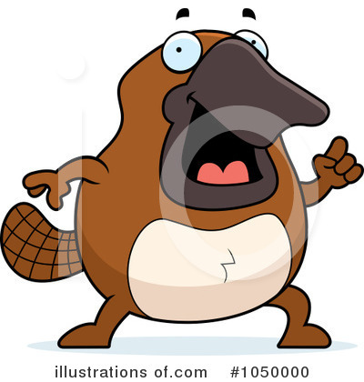 Royalty-Free (RF) Platypus Clipart Illustration by Cory Thoman - Stock Sample #1050000