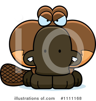Royalty-Free (RF) Platypus Clipart Illustration by Cory Thoman - Stock Sample #1111168
