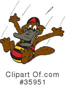 Platypus Clipart #35951 by Dennis Holmes Designs