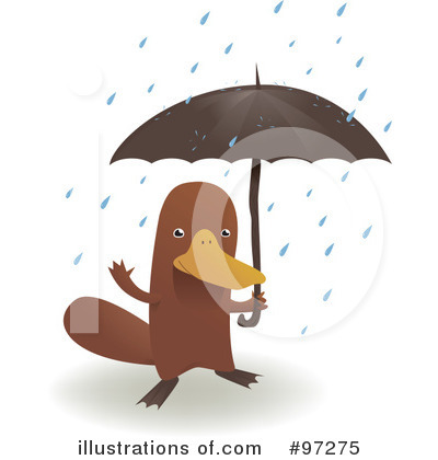 Royalty-Free (RF) Platypus Clipart Illustration by PlatyPlus Art - Stock Sample #97275