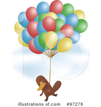 Royalty-Free (RF) Platypus Clipart Illustration by PlatyPlus Art - Stock Sample #97276