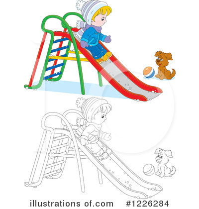 Royalty-Free (RF) Playground Clipart Illustration by Alex Bannykh - Stock Sample #1226284