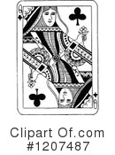 Playing Card Clipart #1207487 by Prawny Vintage