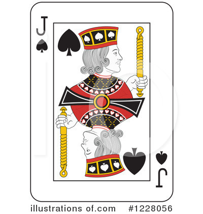 Royalty-Free (RF) Playing Card Clipart Illustration by Frisko - Stock Sample #1228056