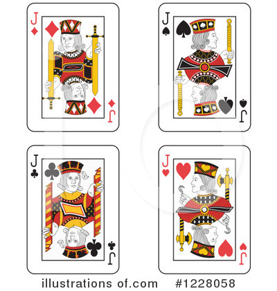 Royalty-Free (RF) Playing Card Clipart Illustration by Frisko - Stock Sample #1228058