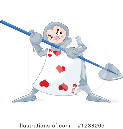 Royalty-Free (RF) Playing Card Clipart Illustration by Pushkin - Stock Sample #1238265