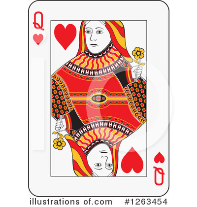 Queen Of Hearts Clipart #1263454 by Frisko