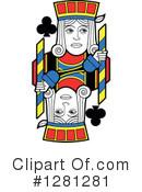 Playing Card Clipart #1281281 by Frisko