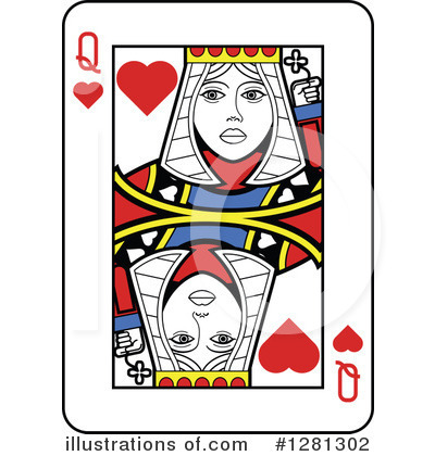 Queen Of Hearts Clipart #1281302 by Frisko