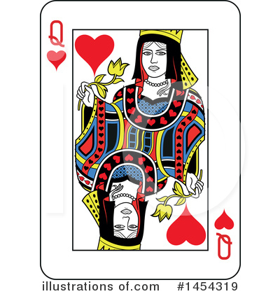 Queen Of Hearts Clipart #1454319 by Frisko