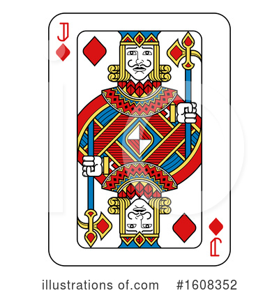 Playing Card Clipart #1608352 by AtStockIllustration