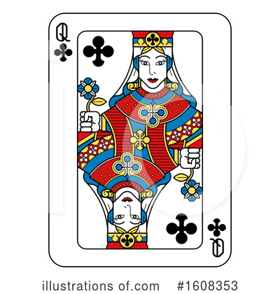 Playing Card Clipart #1608353 by AtStockIllustration