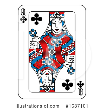 Royalty-Free (RF) Playing Card Clipart Illustration by AtStockIllustration - Stock Sample #1637101