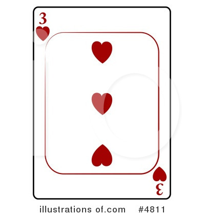 Royalty-Free (RF) Playing Card Clipart Illustration by djart - Stock Sample #4811