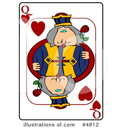 Royalty-Free (RF) Playing Card Clipart Illustration by djart - Stock Sample #4812