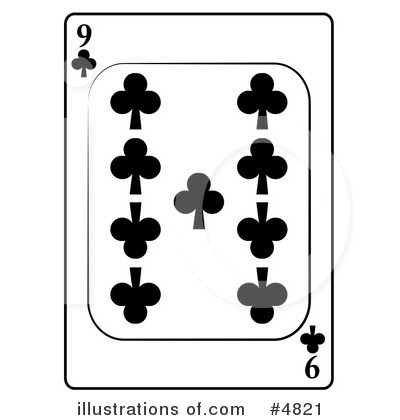 Royalty-Free (RF) Playing Card Clipart Illustration by djart - Stock Sample #4821