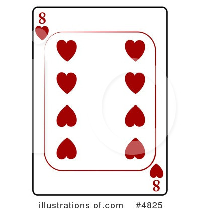 Royalty-Free (RF) Playing Card Clipart Illustration by djart - Stock Sample #4825