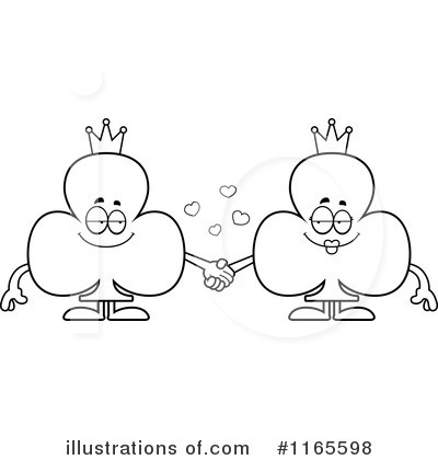 Royalty-Free (RF) Playing Card Suit Clipart Illustration by Cory Thoman - Stock Sample #1165598