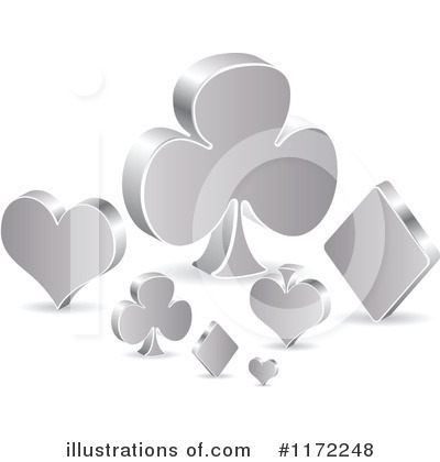 Royalty-Free (RF) Playing Card Suit Clipart Illustration by Andrei Marincas - Stock Sample #1172248