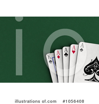Royalty-Free (RF) Playing Cards Clipart Illustration by stockillustrations - Stock Sample #1056408