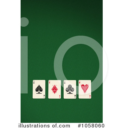 Playing Cards Clipart #1058060 by stockillustrations