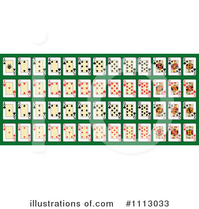 Royalty-Free (RF) Playing Cards Clipart Illustration by Frisko - Stock Sample #1113033