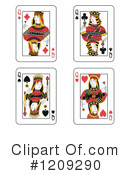 Playing Cards Clipart #1209290 by Frisko