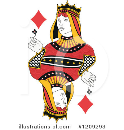Royalty-Free (RF) Playing Cards Clipart Illustration by Frisko - Stock Sample #1209293