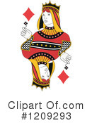 Playing Cards Clipart #1209293 by Frisko