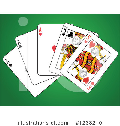 Royalty-Free (RF) Playing Cards Clipart Illustration by Frisko - Stock Sample #1233210